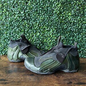 Nike Air Flightposite One Legion Green Men Size 10 Shoes AO9378-300 Sneakers